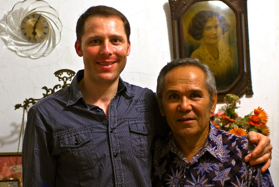 Nicky Viva und Erfinder Frankie Ferrer